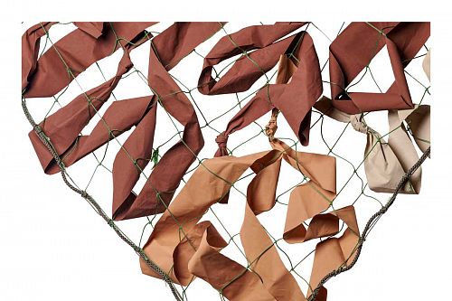 Маскировочная сеть Стандарт серо-бежевый  коричневый